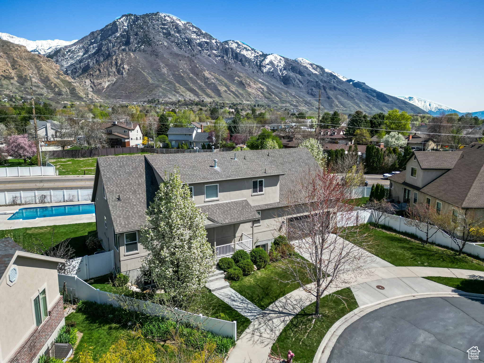 View of property view of mountains