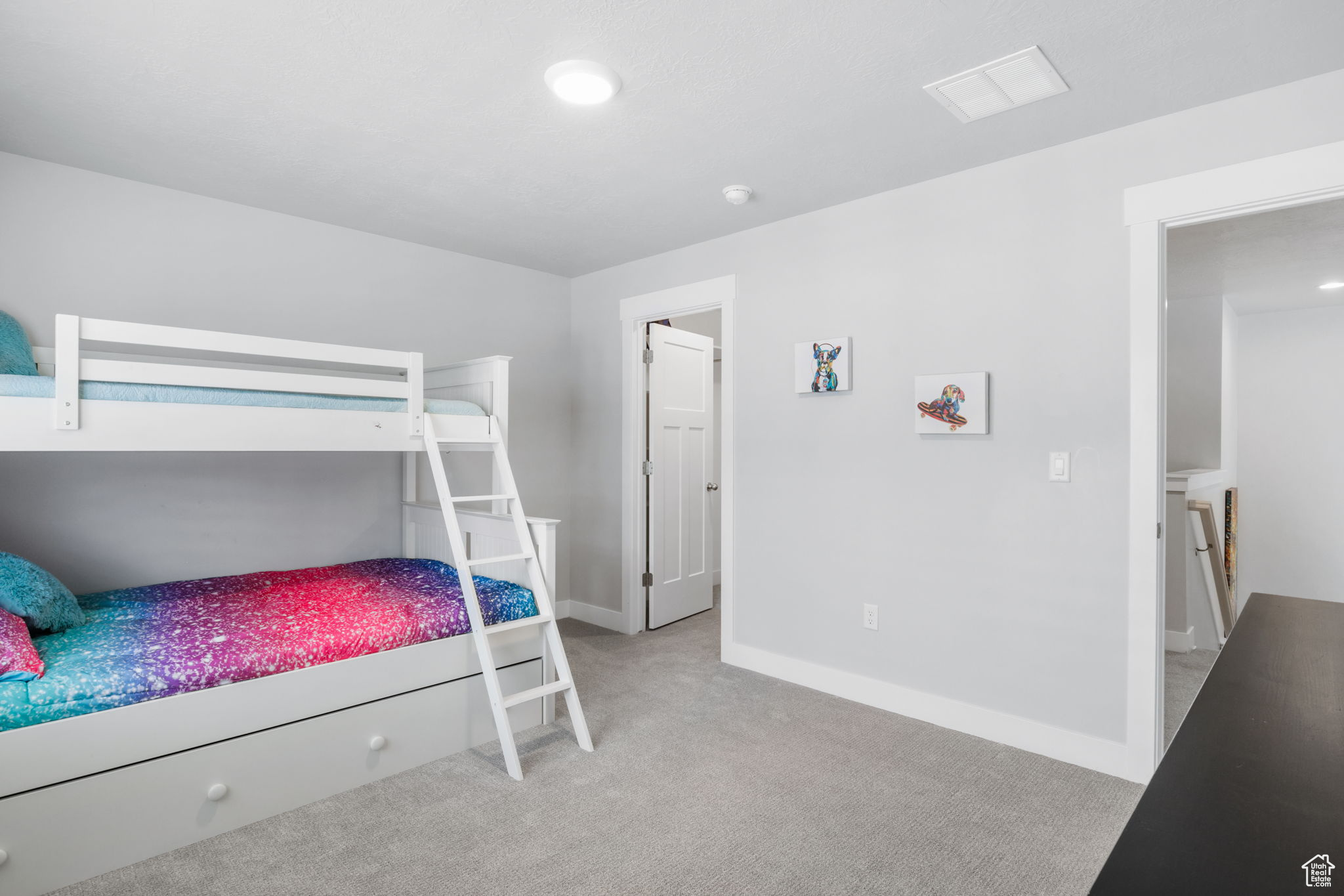 Large secondary bedroom with walk-in closet