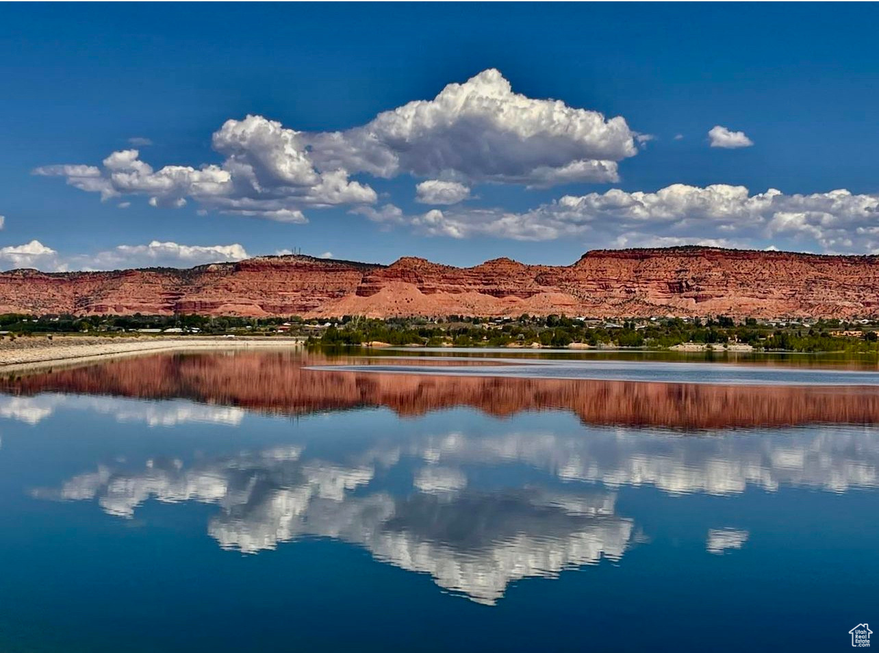 Property view of water with a mountain view. Kanab