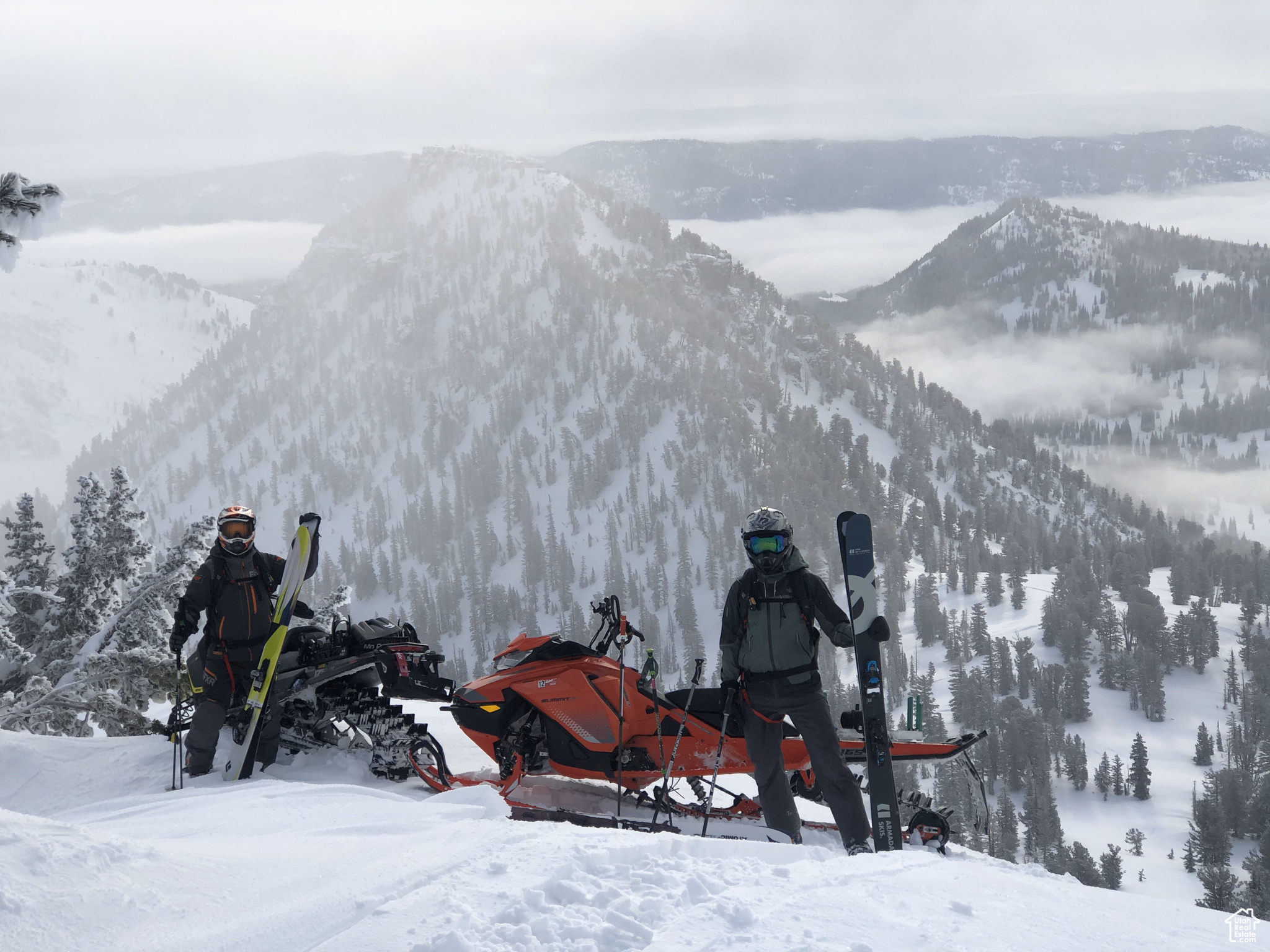 Sled skiing within minutes