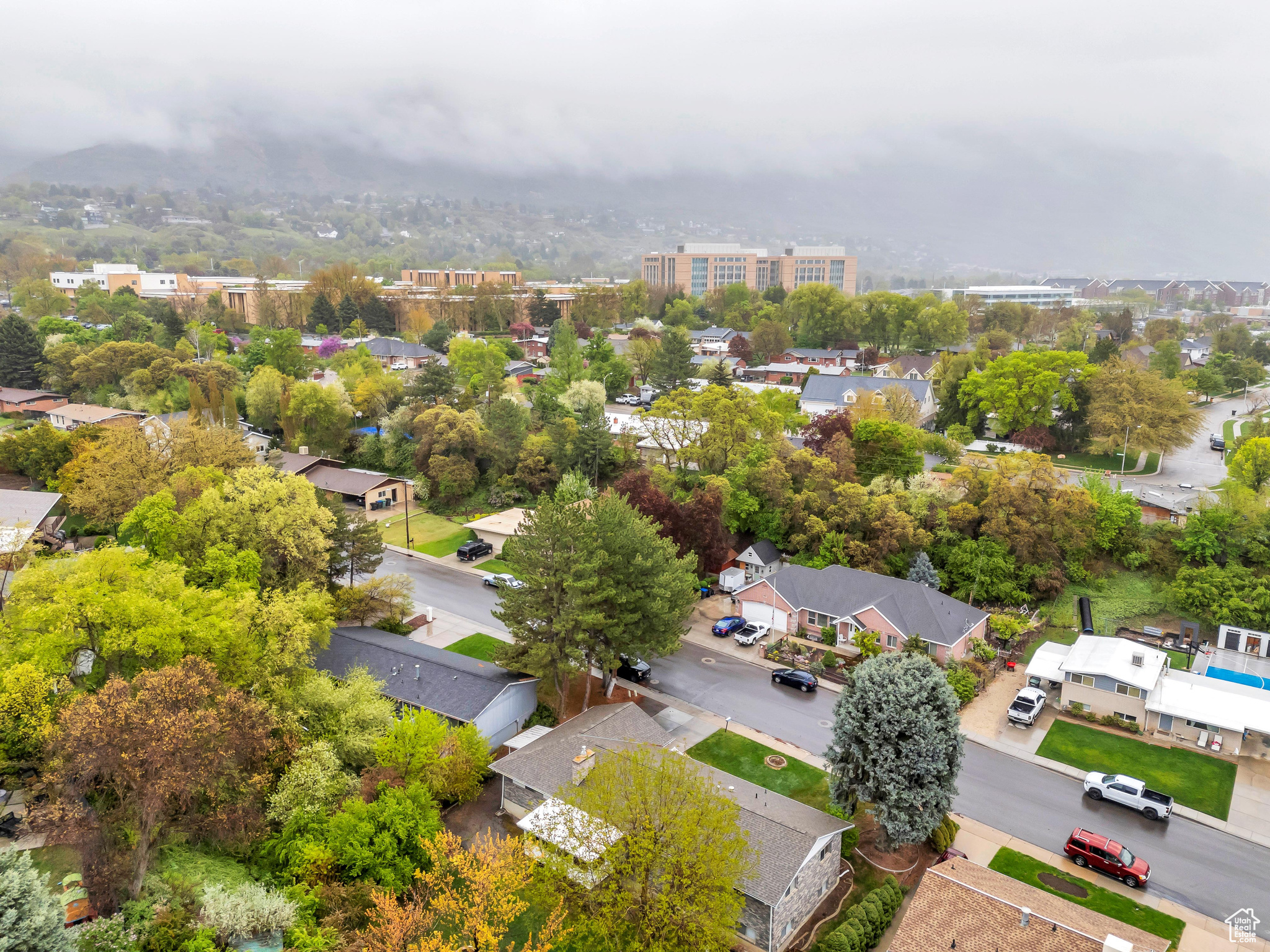 Aerial View, proximity to BYU