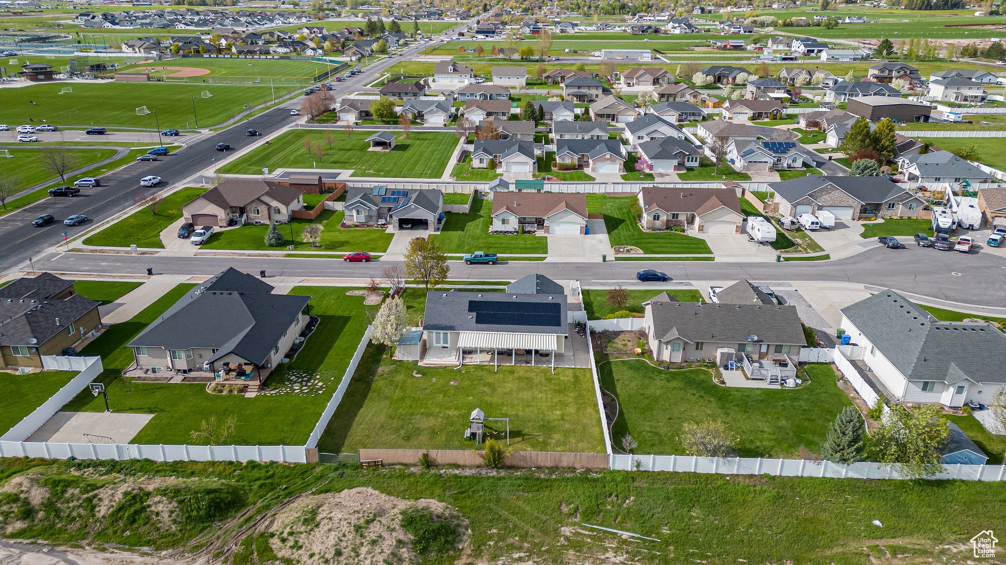 View of aerial view