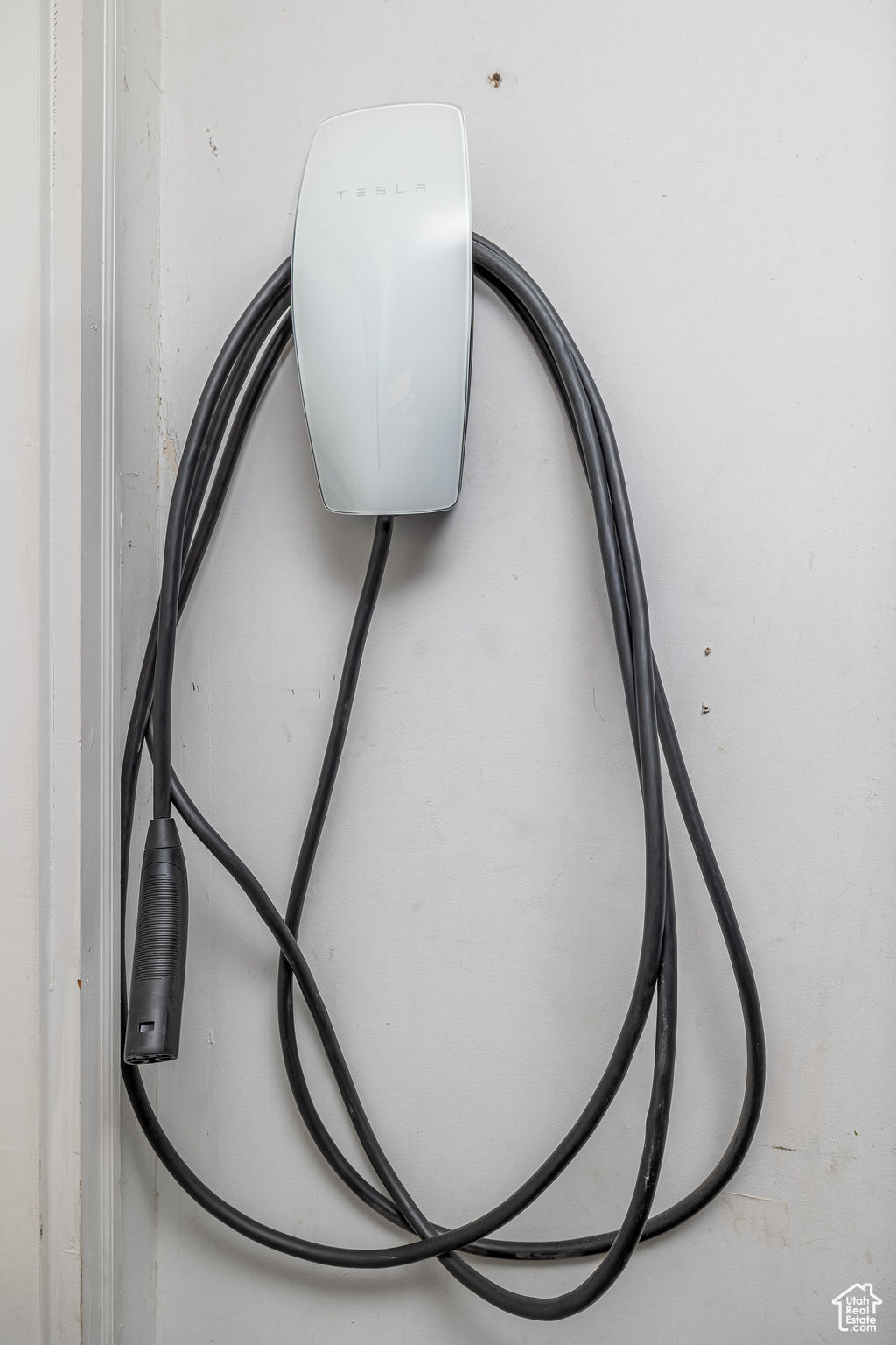 EV charger in garage