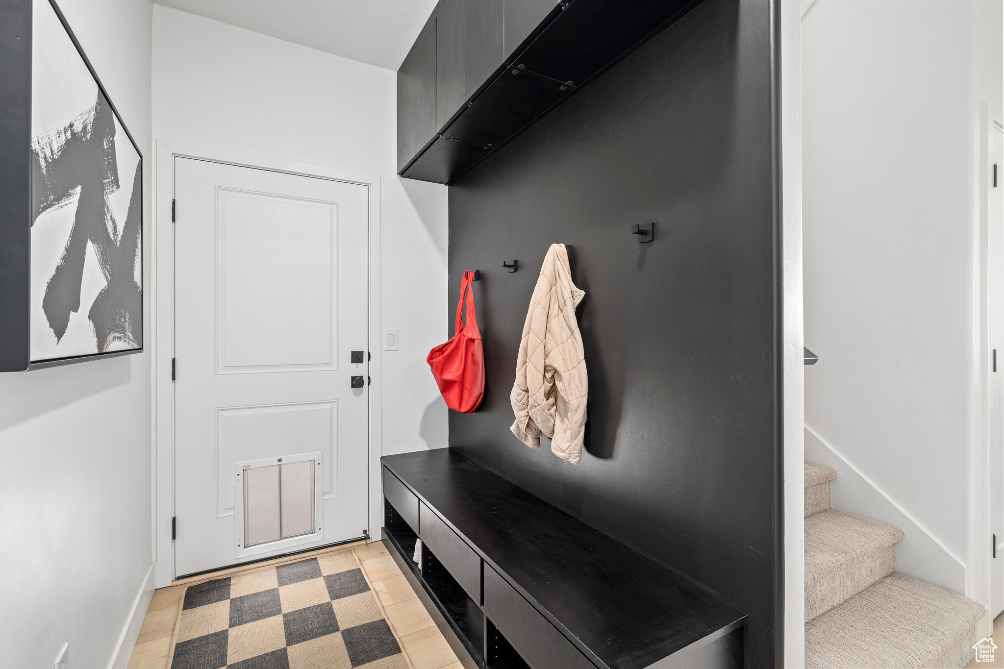 MUDROOM AND BACK DOOR