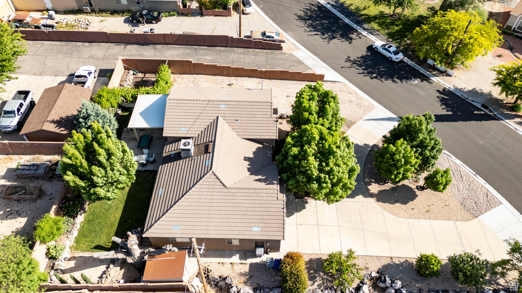 View of aerial view