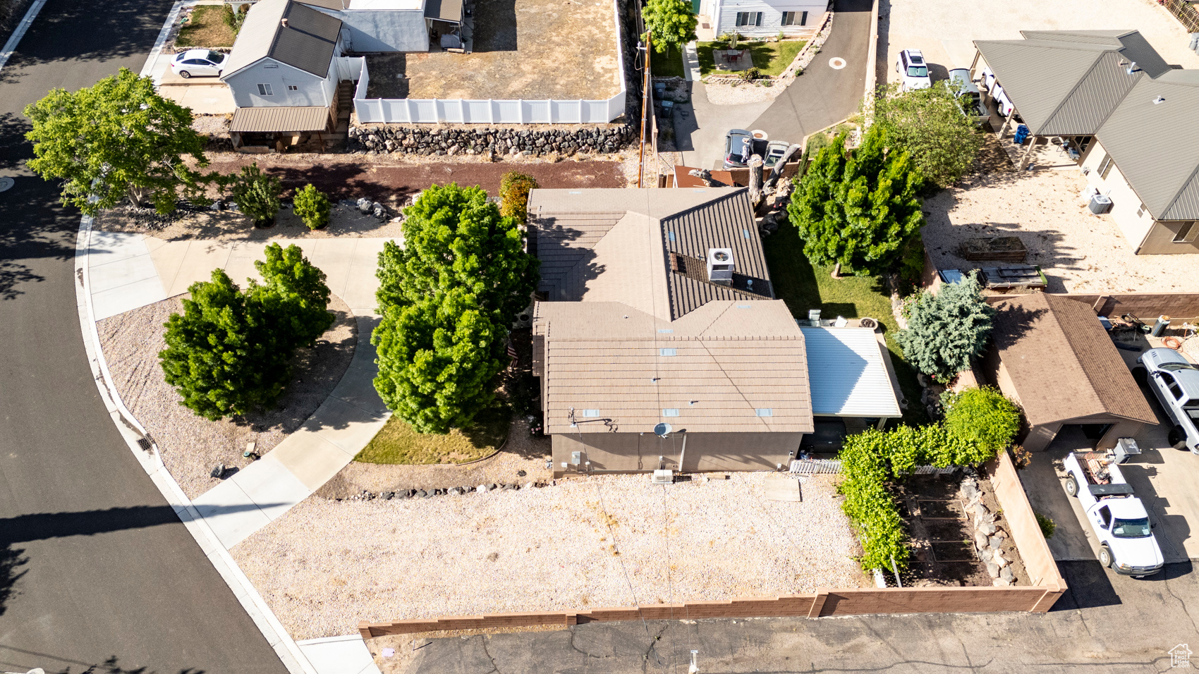 View of birds eye view of property