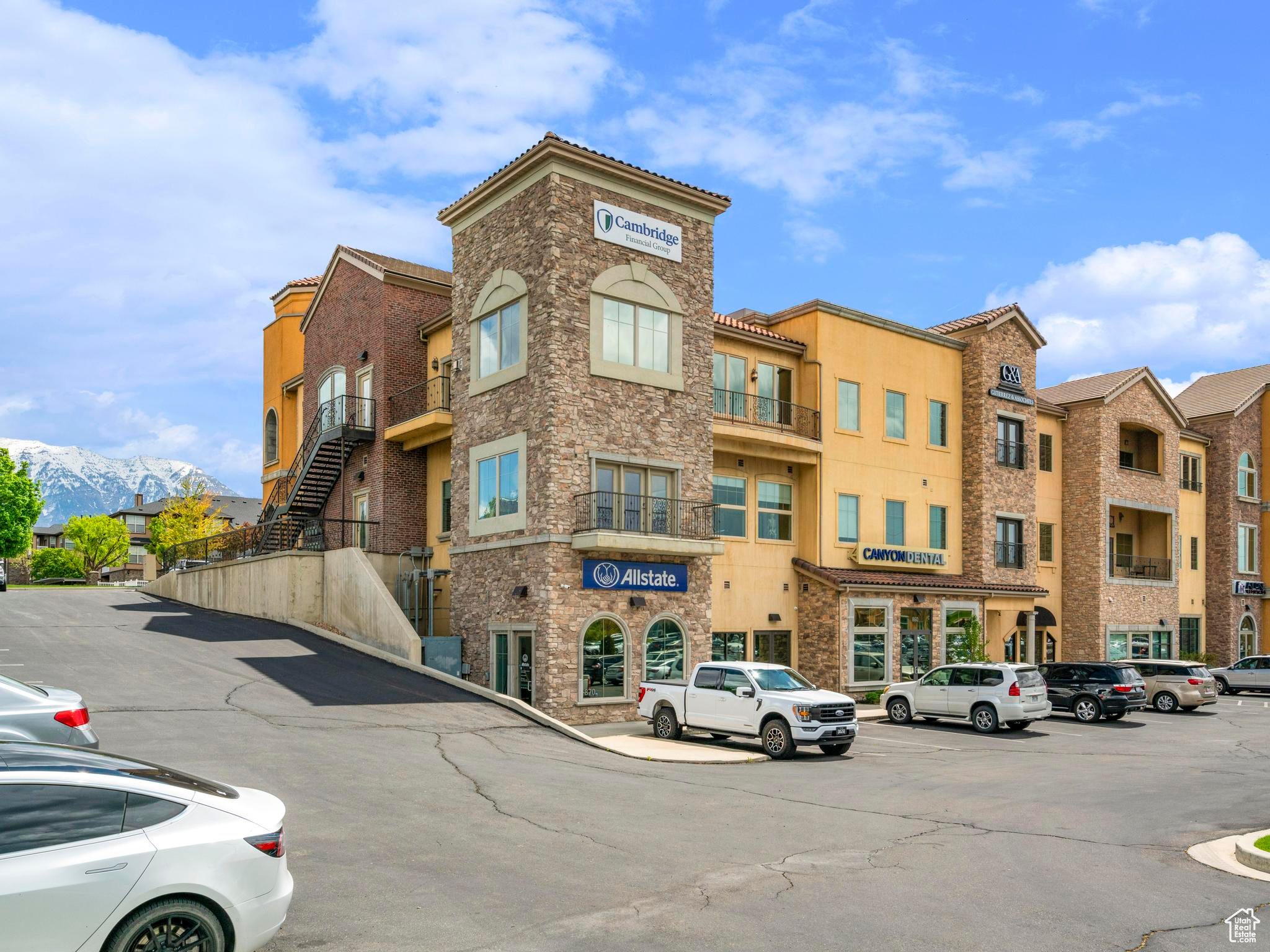 View of property featuring a mountain view