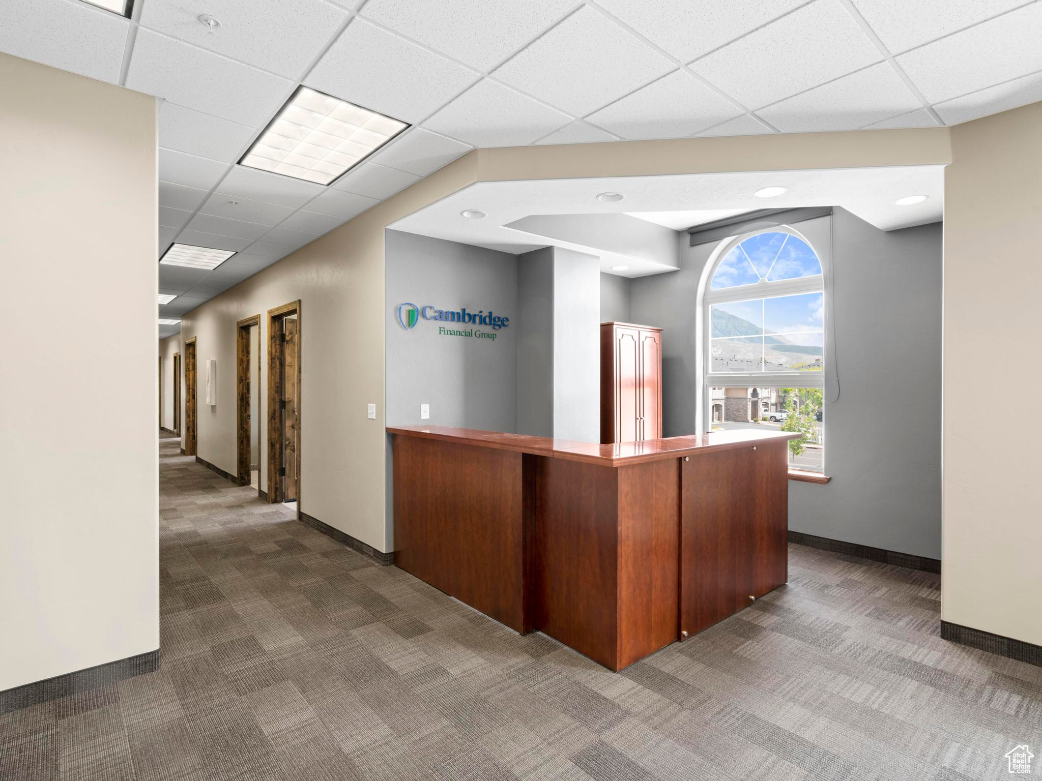 View of reception area