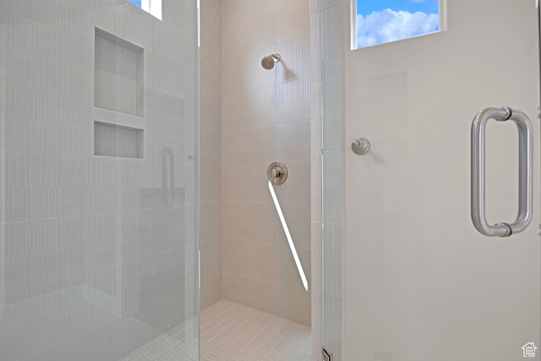 Bathroom featuring an enclosed shower
