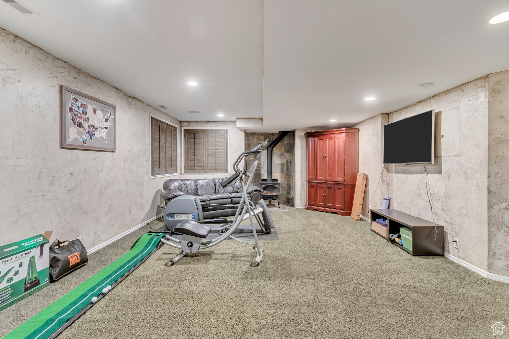 Recreation Family room, also used as an exercise room