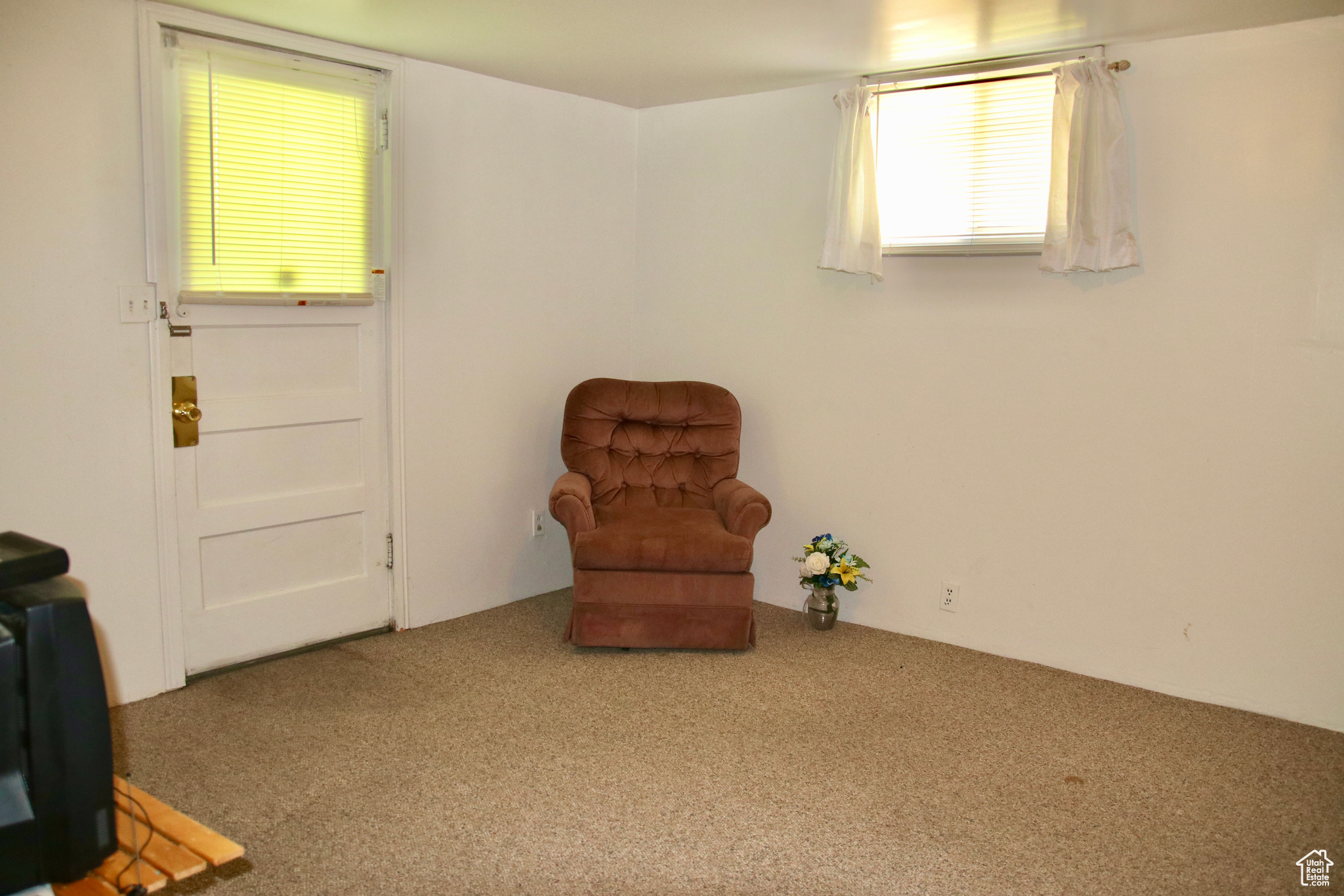 Basement apartment Living room with separate entrance