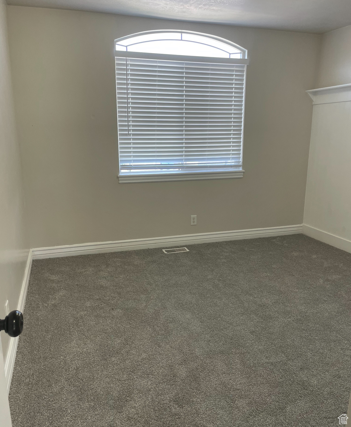 Unfurnished room featuring carpet floors