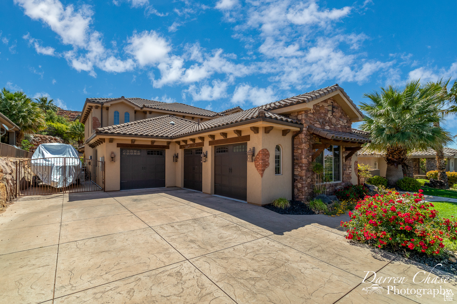 View of mediterranean / spanish-style home