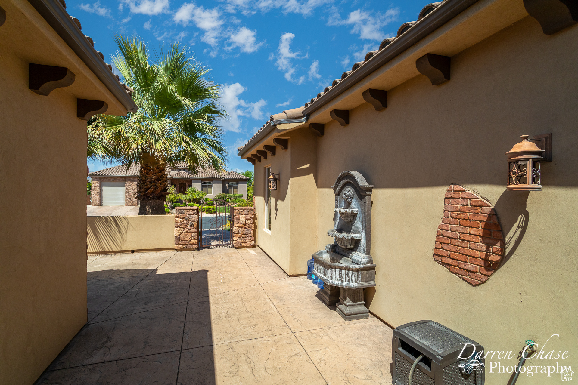 Entrance to property with a patio area (reverse)