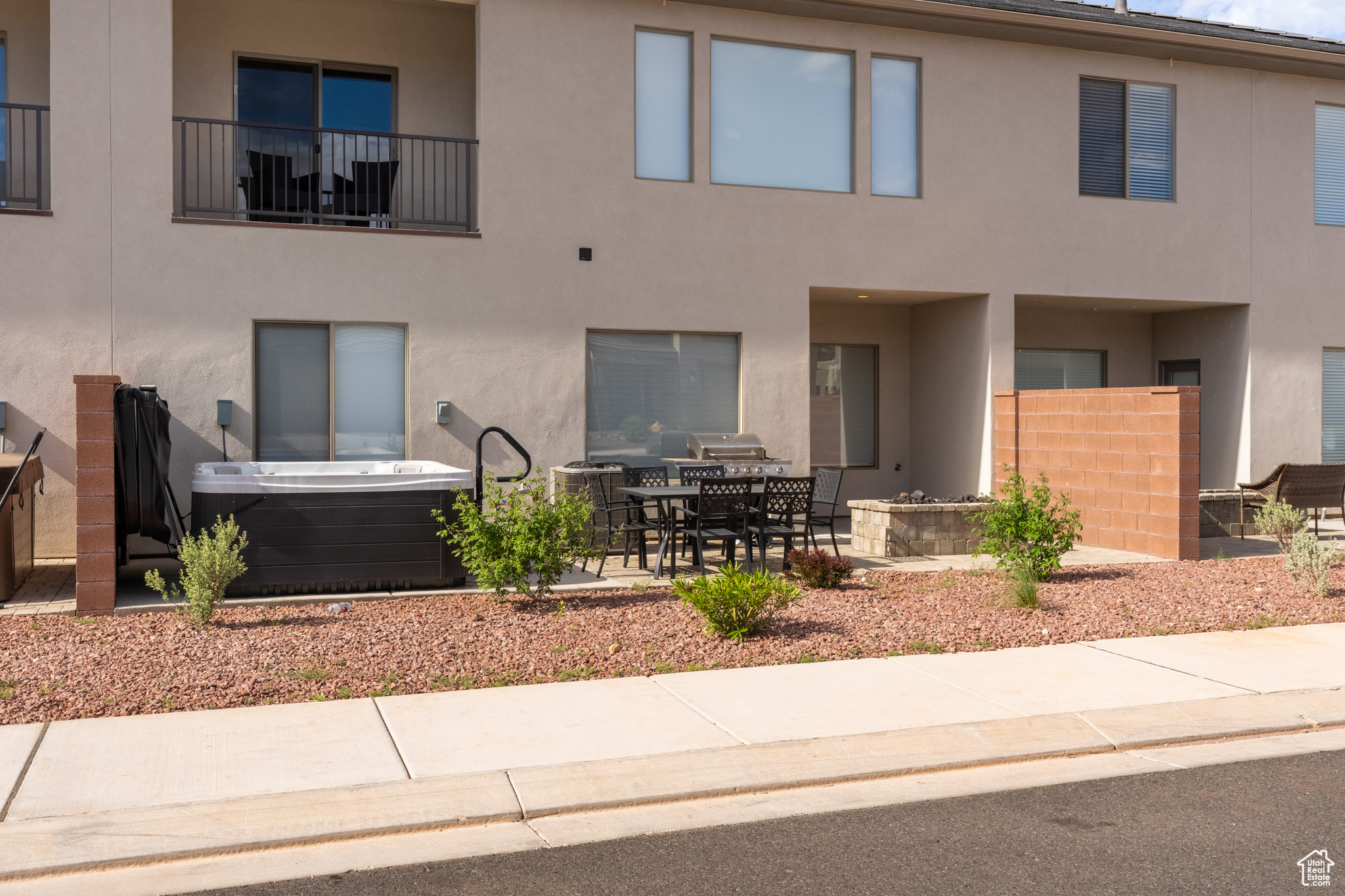 View of front of house featuring a patio