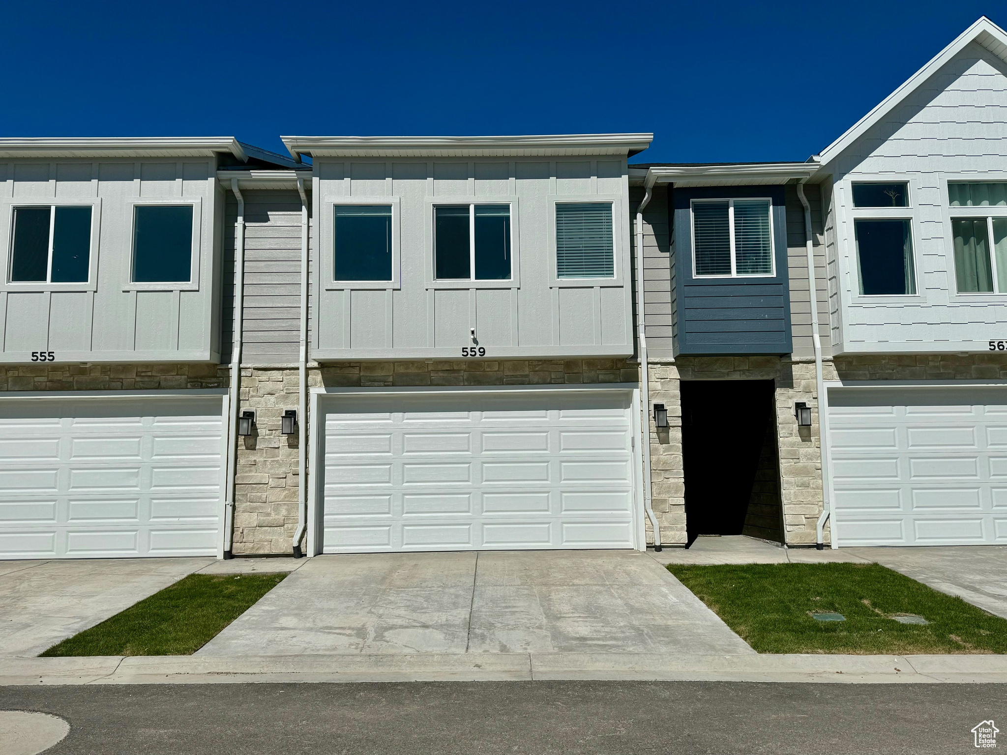 Multi unit property with a garage