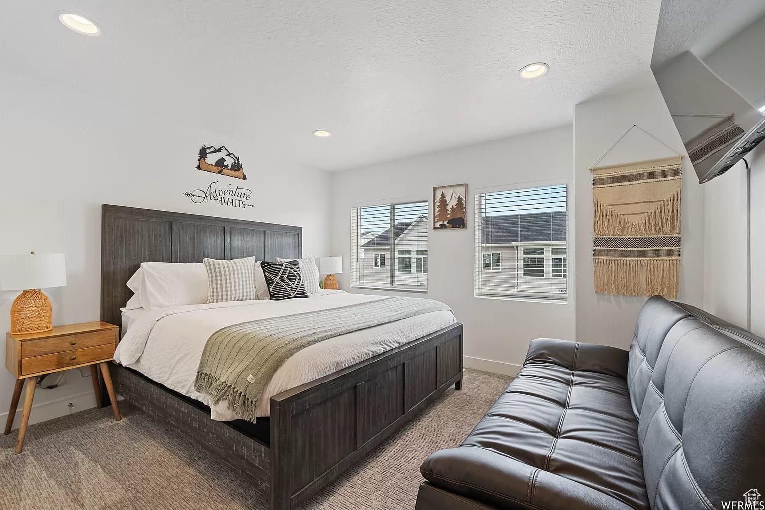 Bedroom with pull-out couch