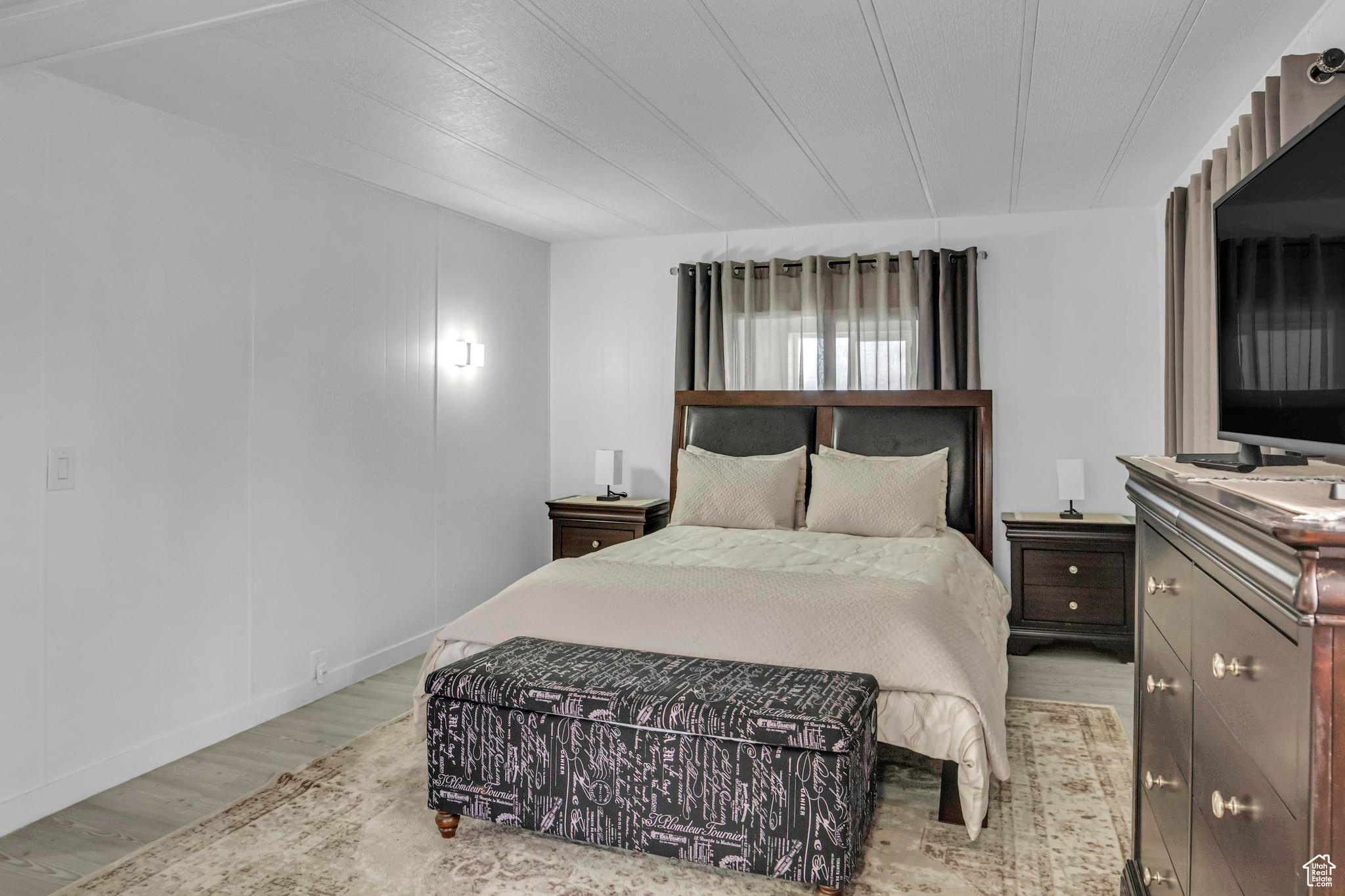 Bedroom featuring light hardwood / wood-style flooring