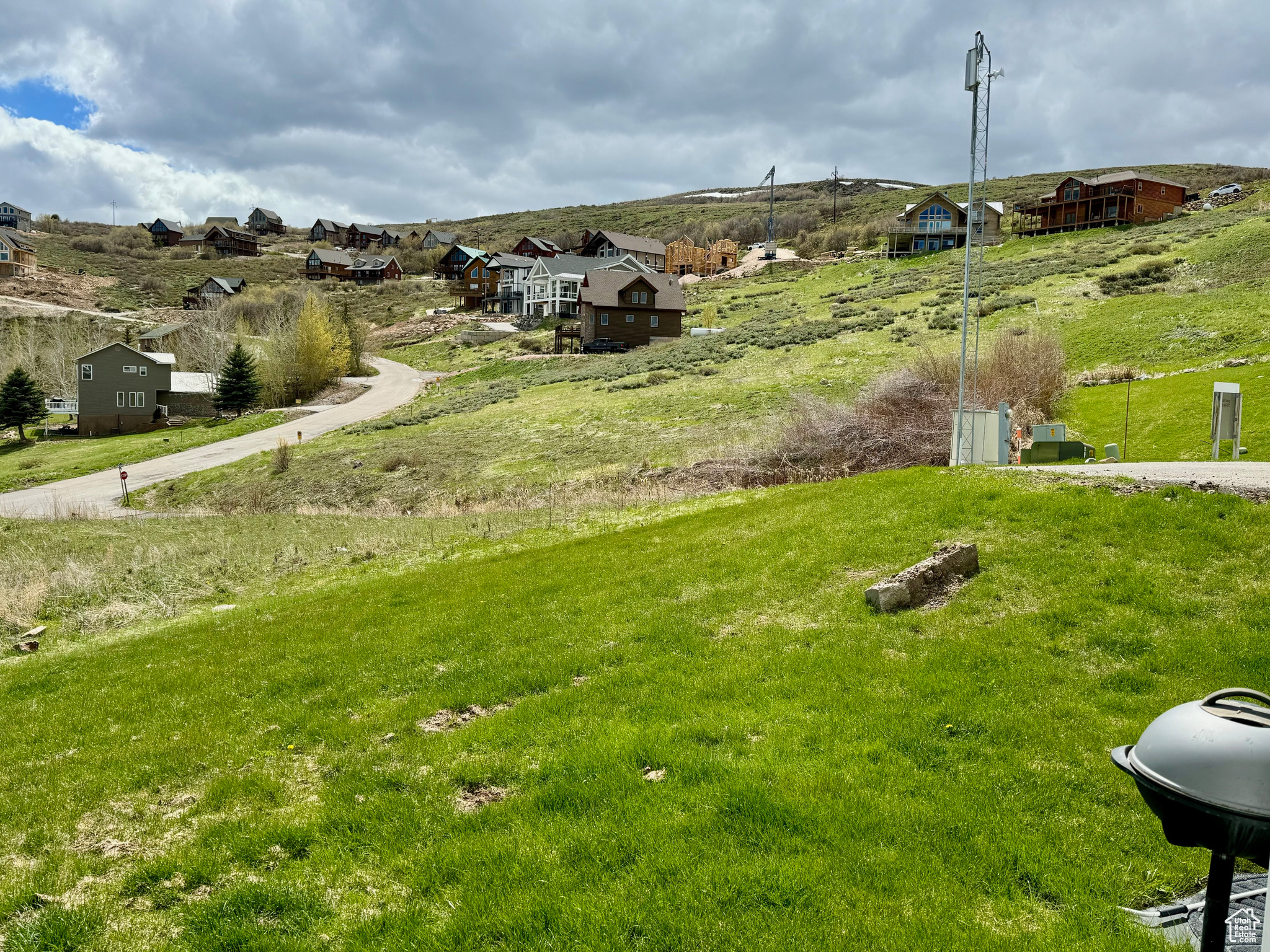 View to south filed and mountain