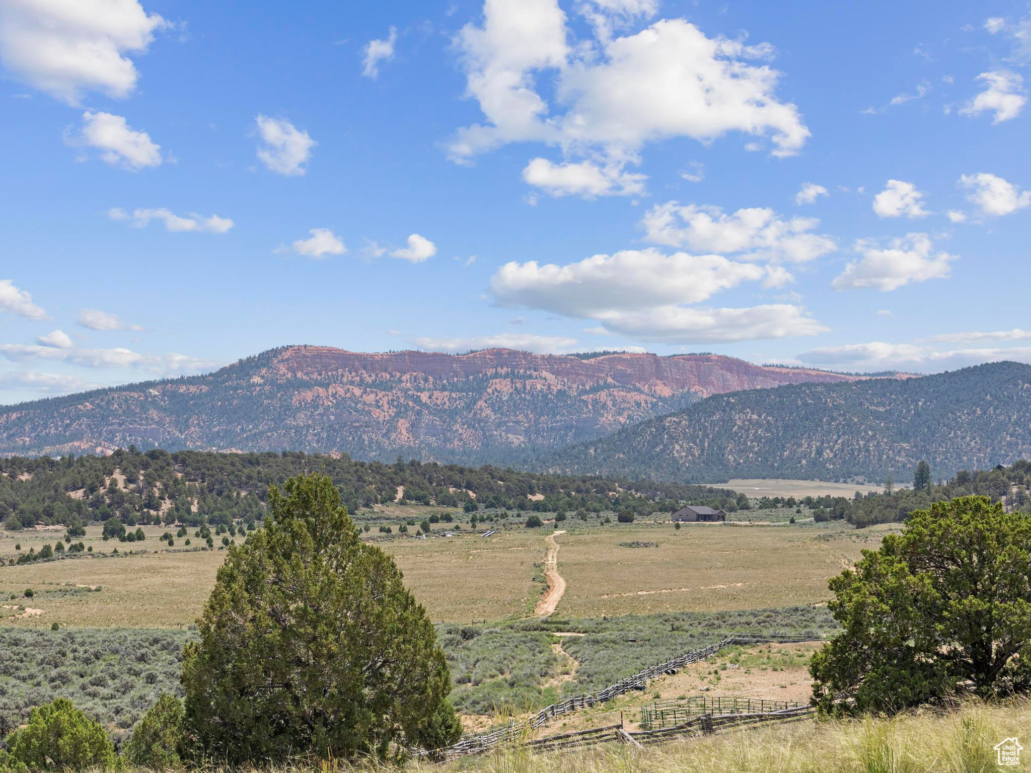 View of mountain feature featuring a rural view