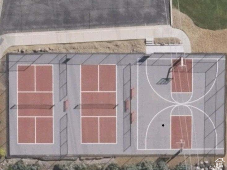 pickleball courts and basketball court