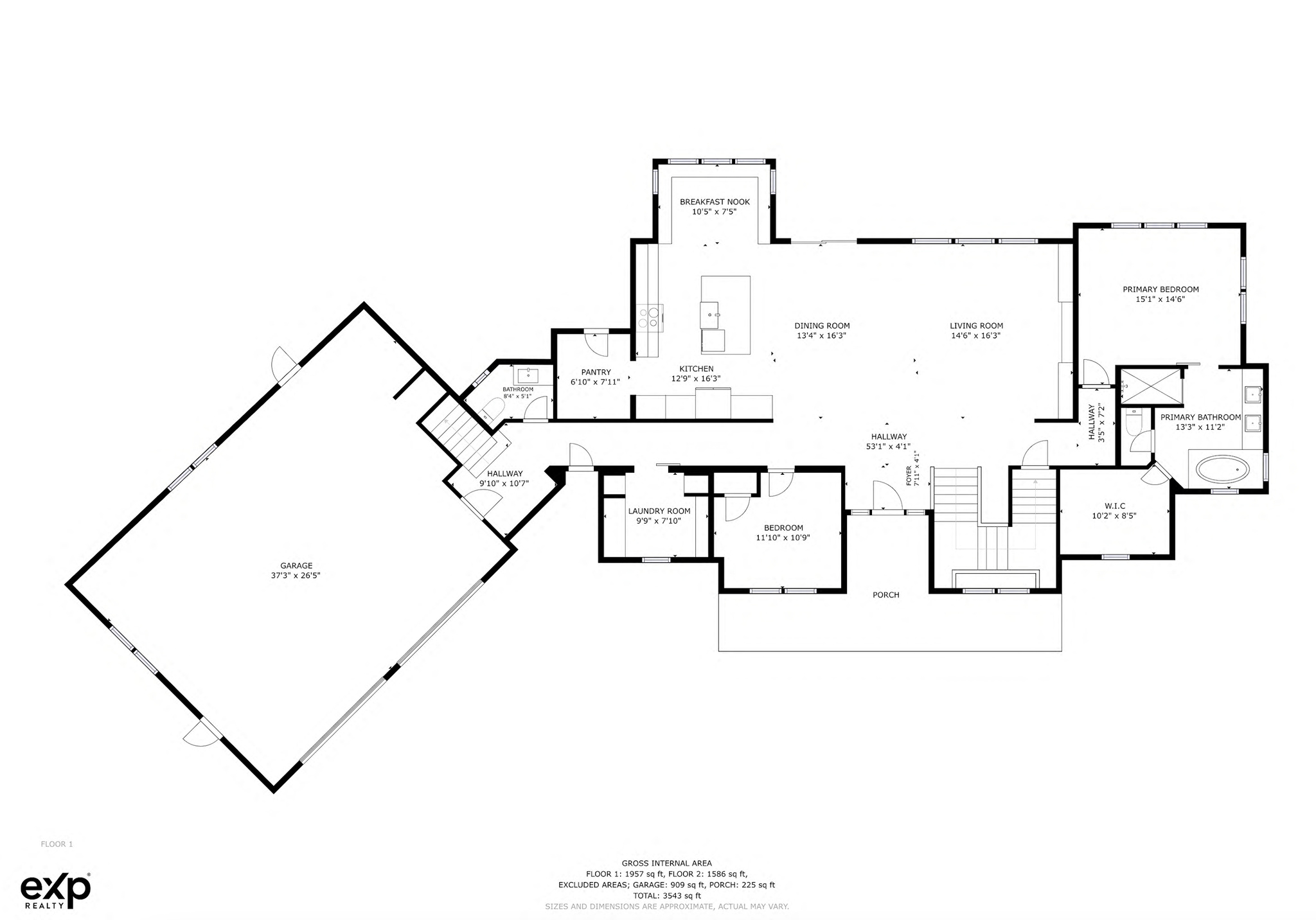 Main Level Floor Plan