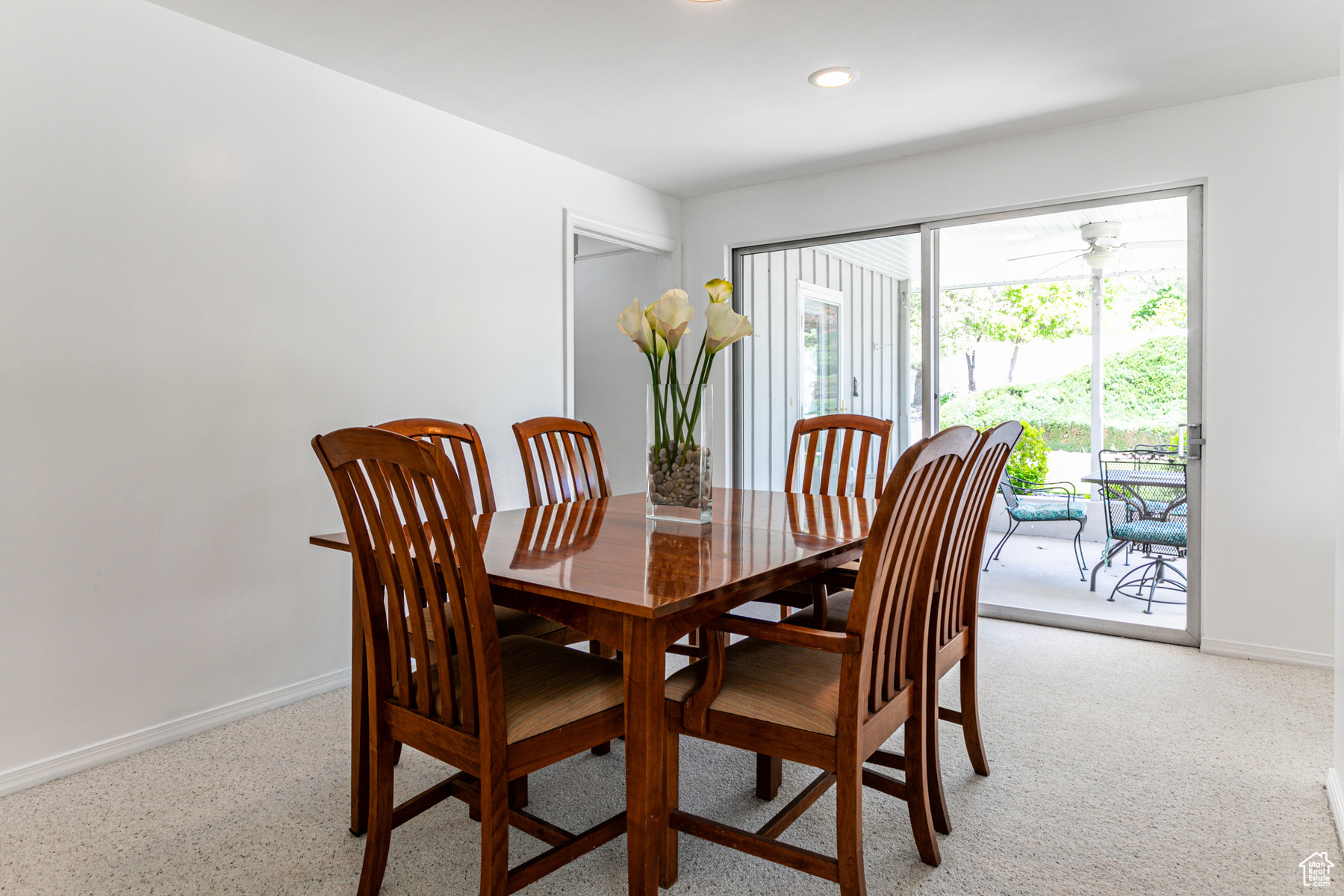 View of dining room