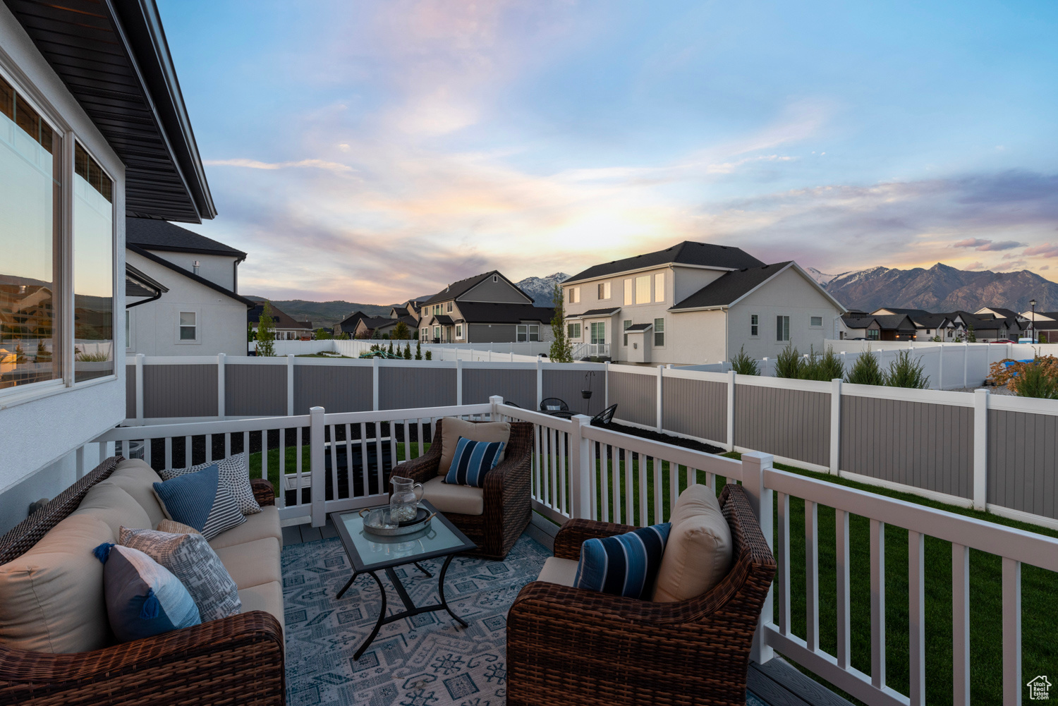 Back deck off of kitchen