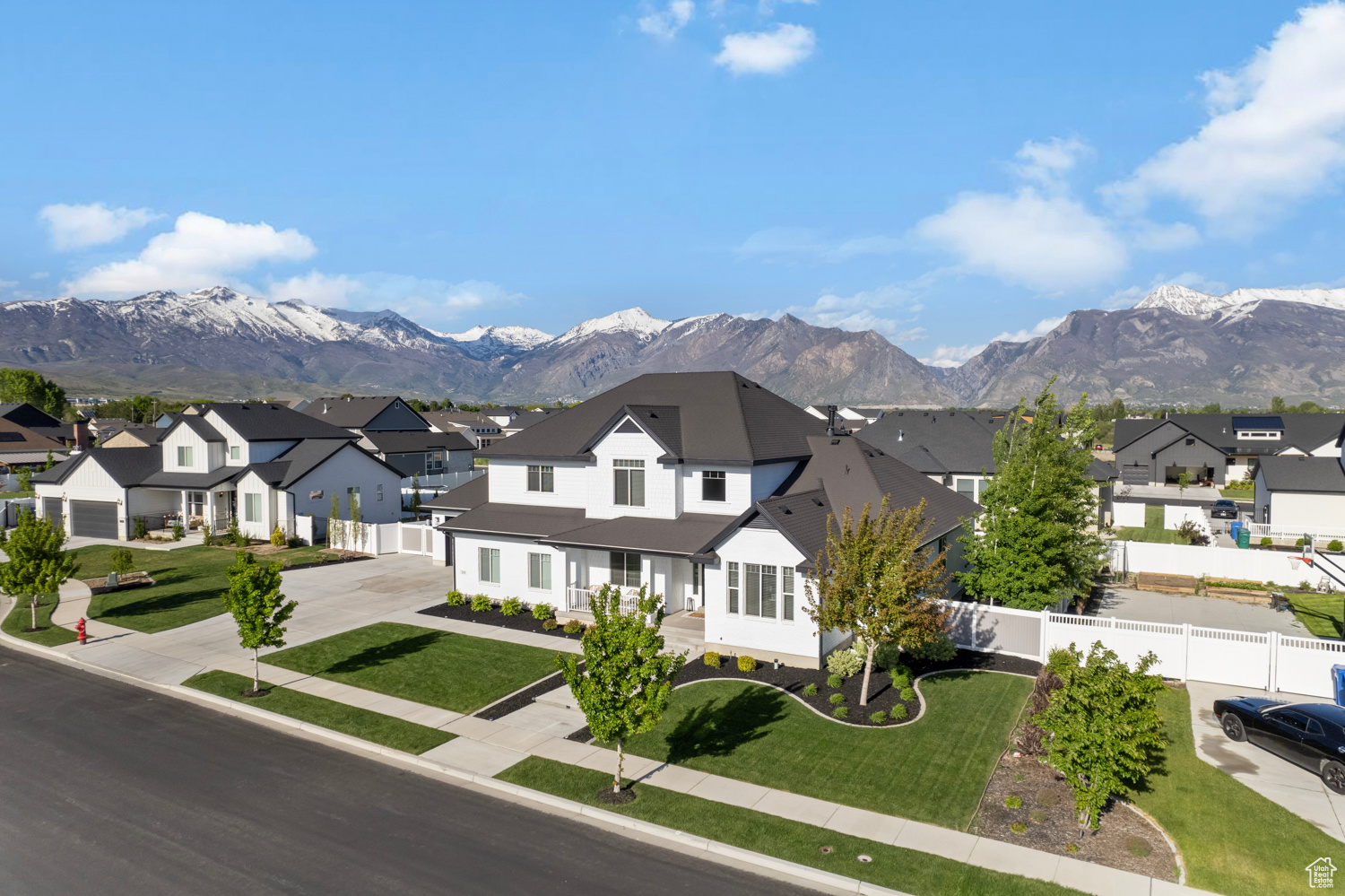 Front of house looking to mountains and the northeast