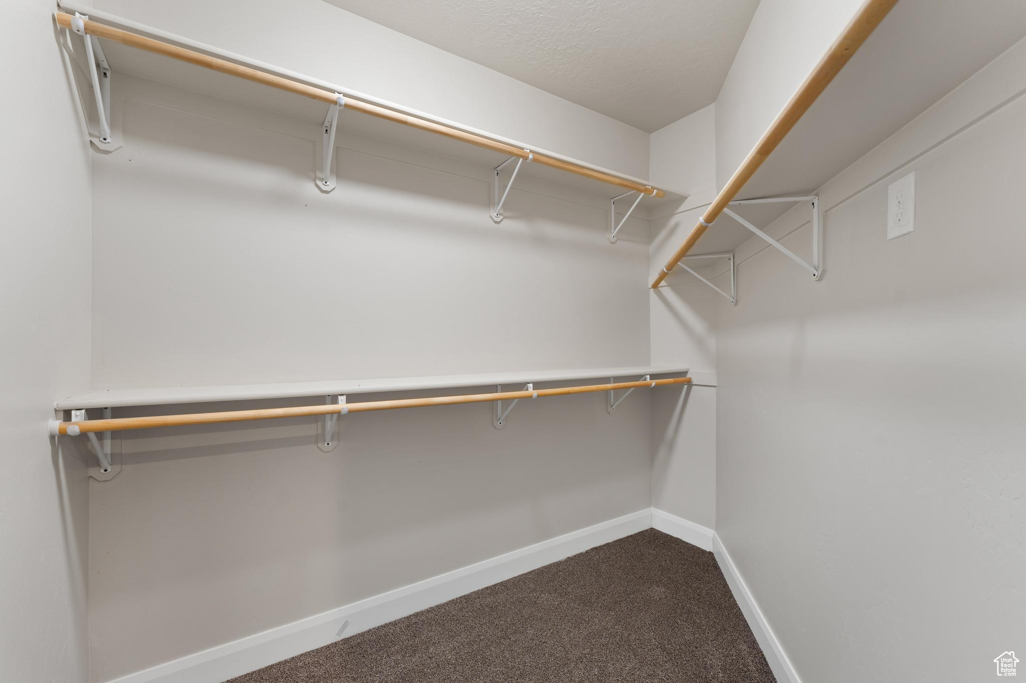 Large basement closet in bedroom (Bedroom 2)