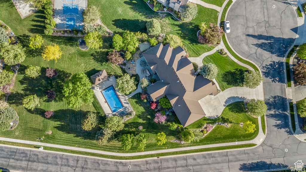 View of birds eye view of property