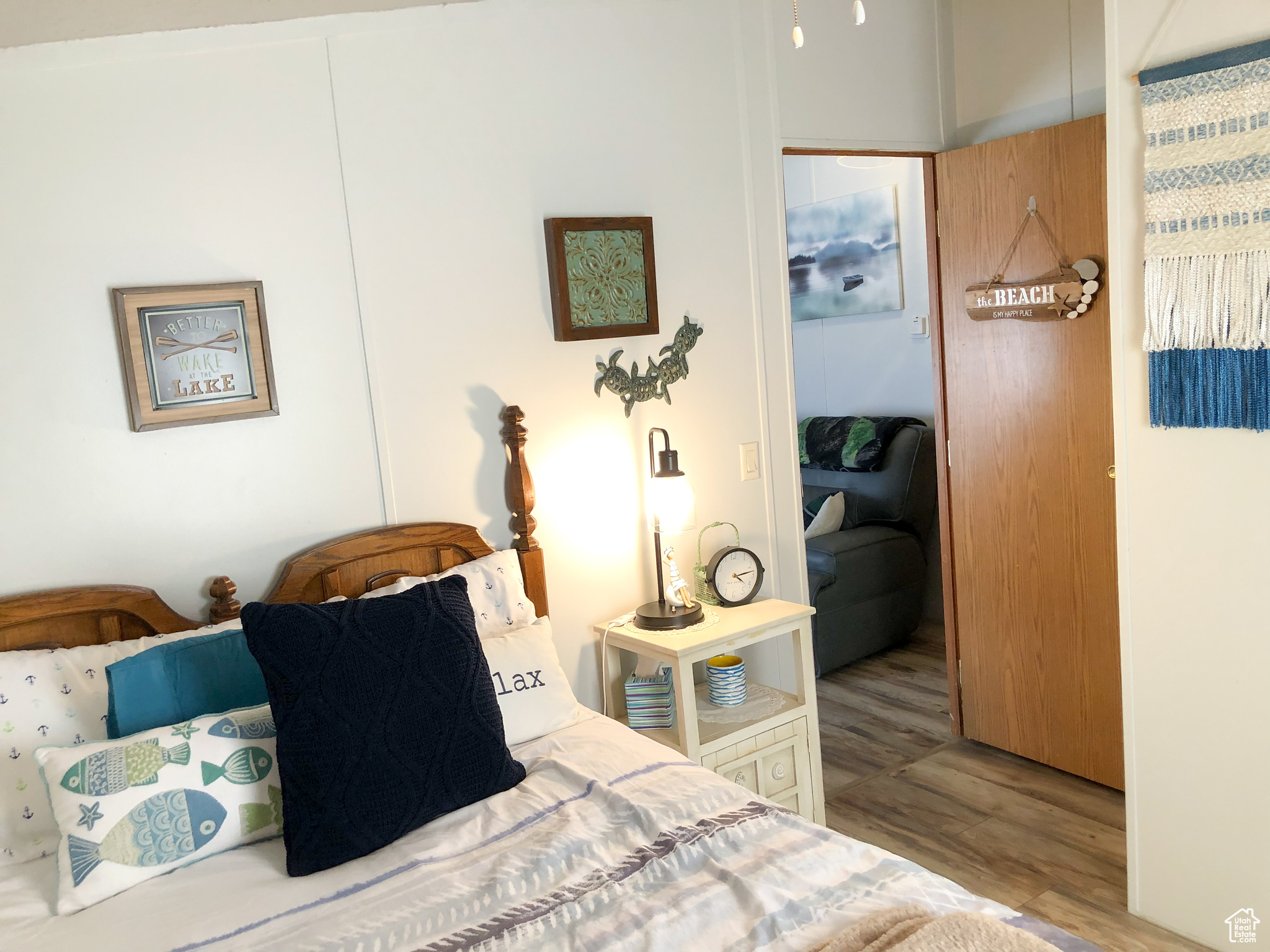 Bedroom 2 featuring hardwood / wood-style flooring