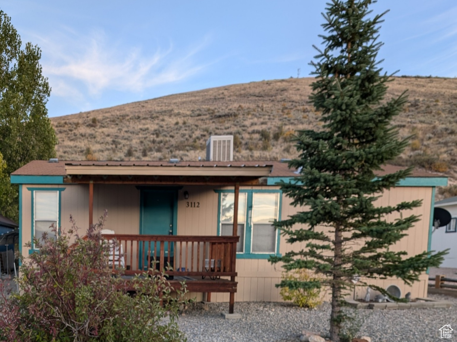 View of front of home with covered porch