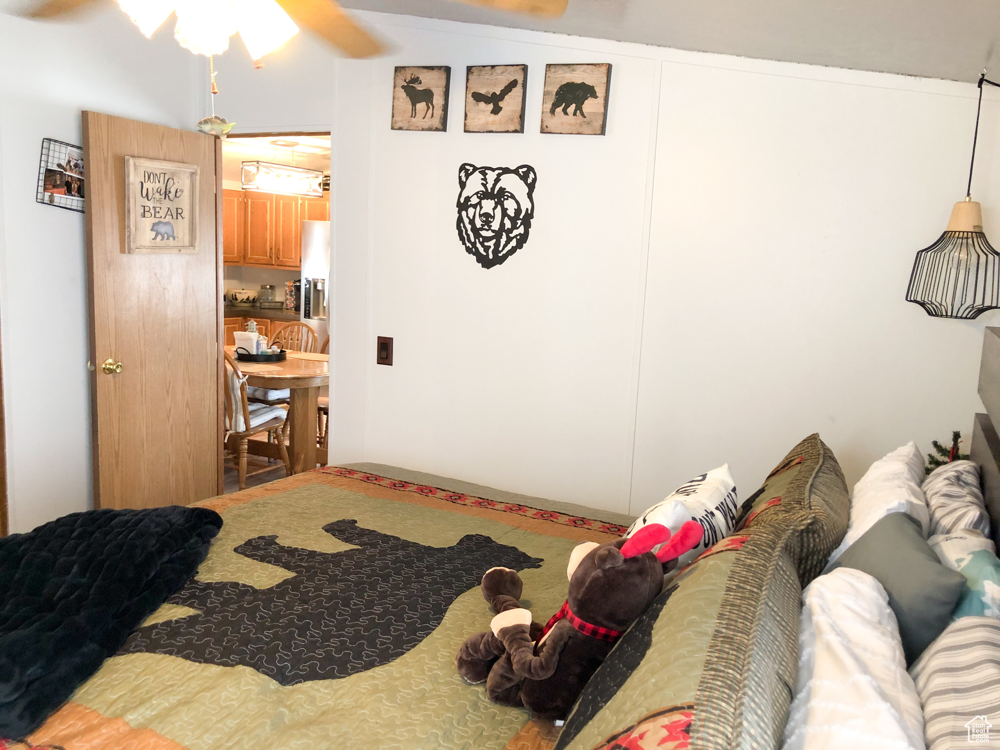 Primary Bedroom featuring ceiling fan