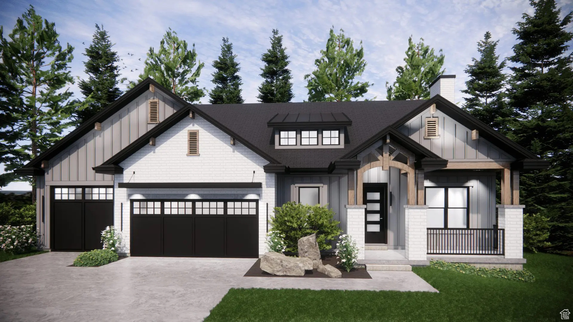 The Chestnut II Floorplan featuring Craftsman Elevation