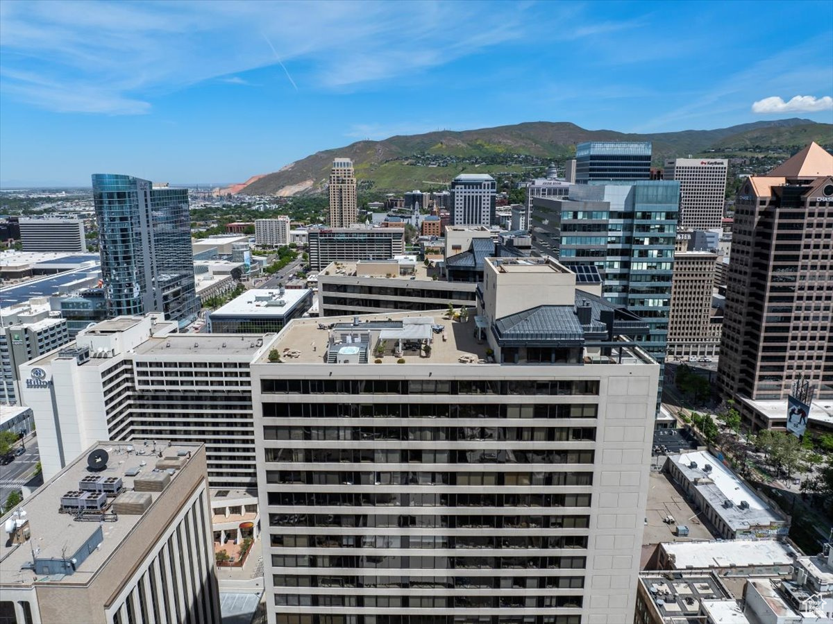 City view with a mountain view