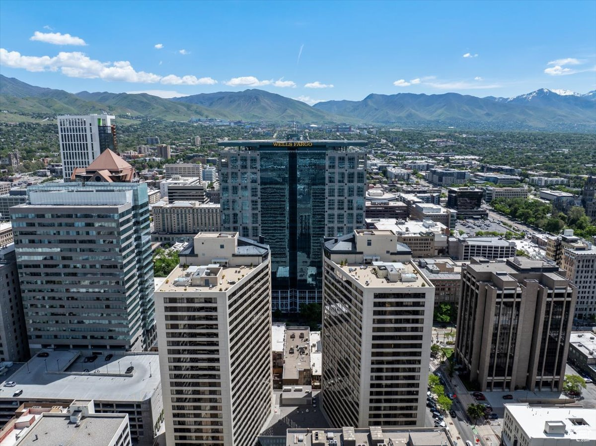 View of city with a mountain view