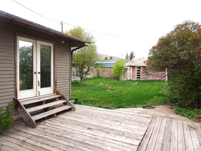 Deck off of master bedroom