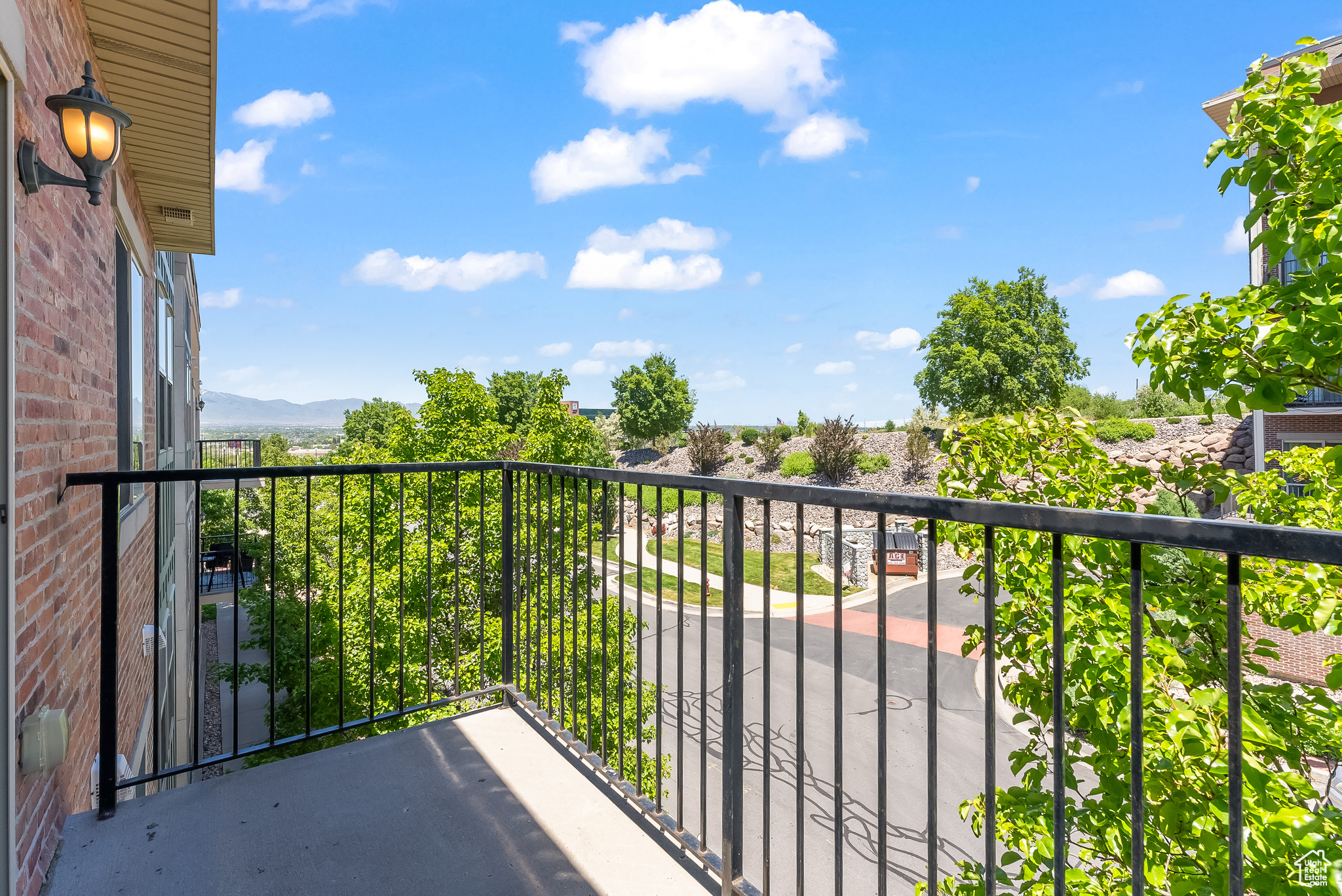 View of balcony from Master Bedroom