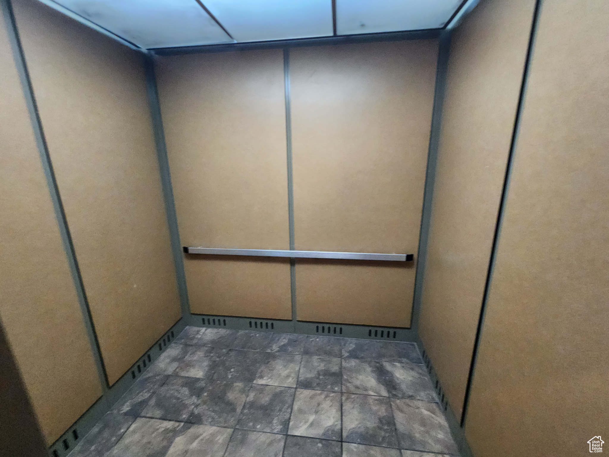 Interior space with elevator