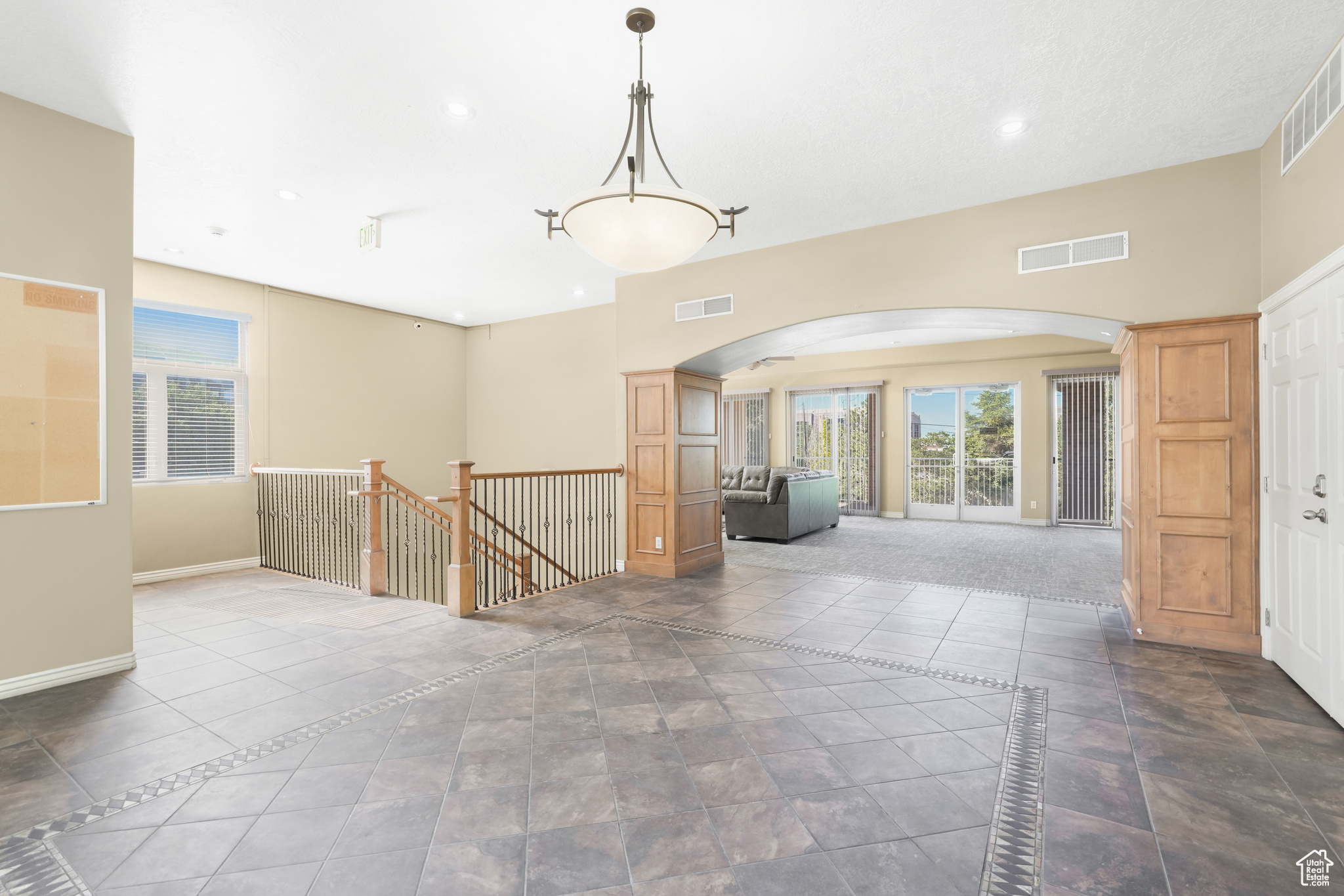 Foyer to Club House with tile floors