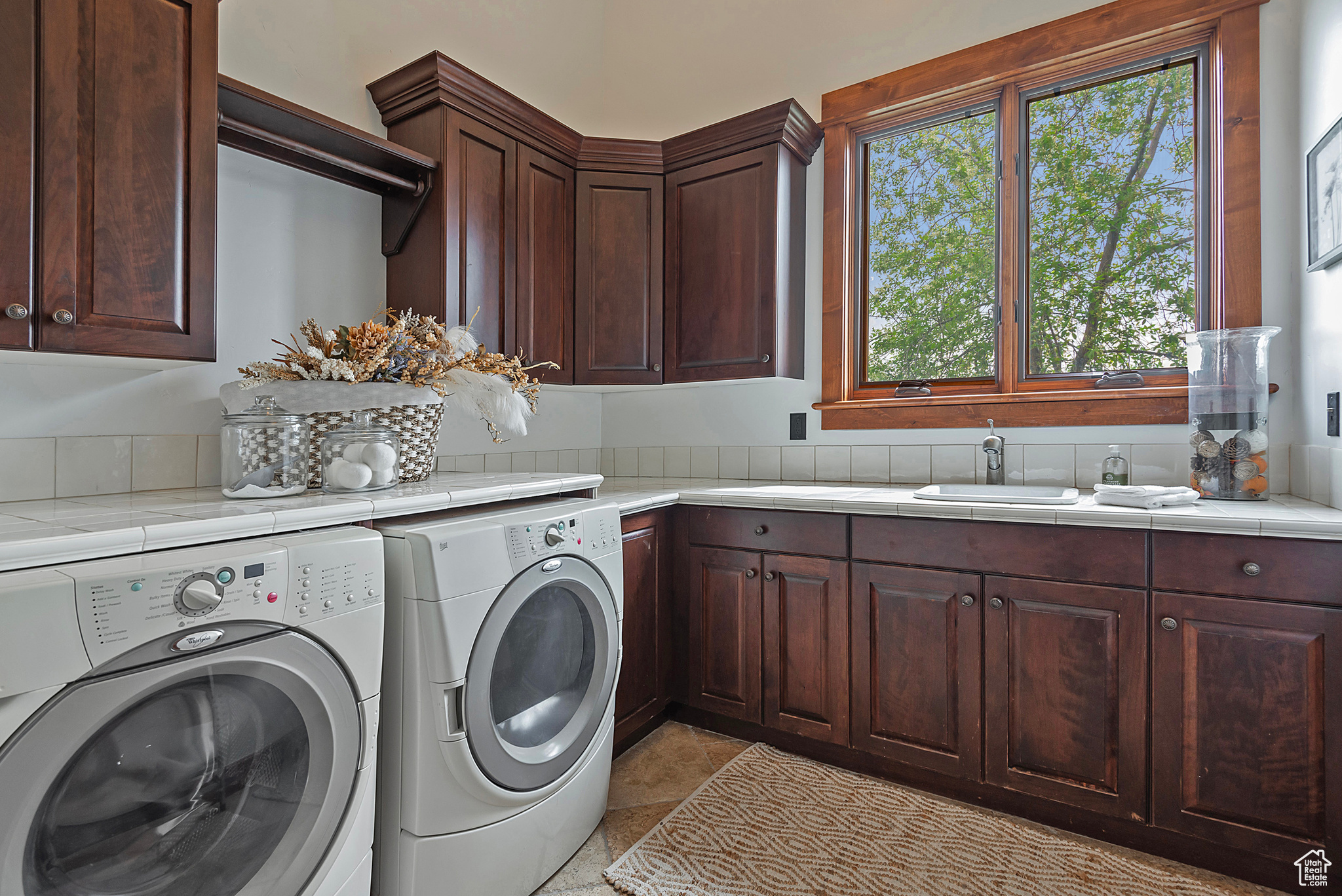 Laundry Area Off the Kitchen, Pantry and Mud Room