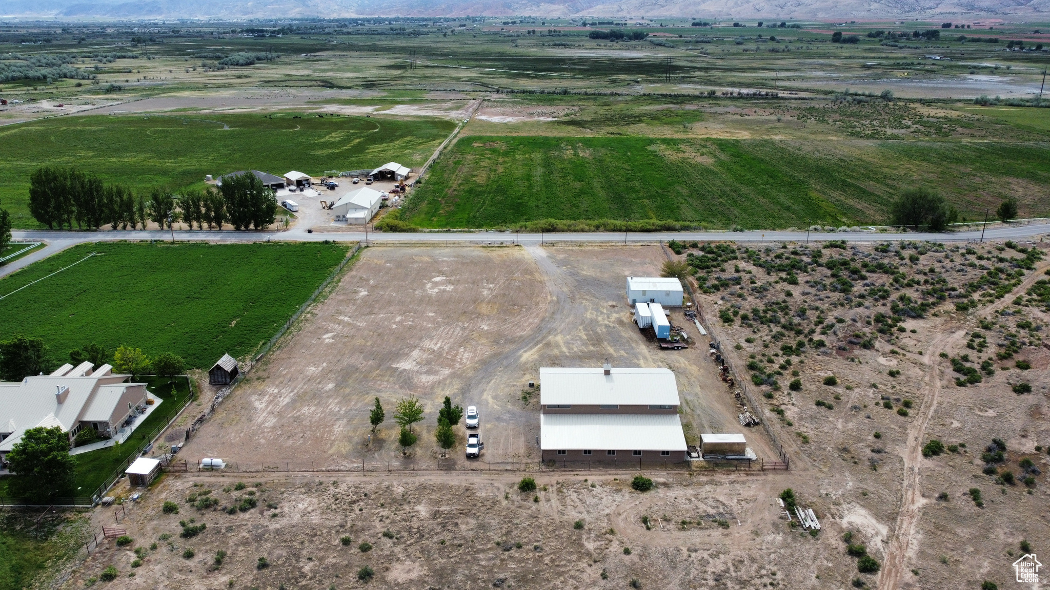 Bird's eye view featuring a rural view