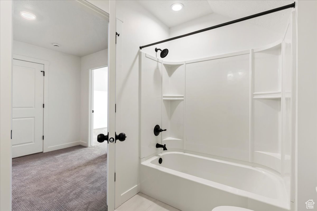 Bathroom with  shower combination