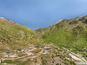 Exterior space with a mountain view