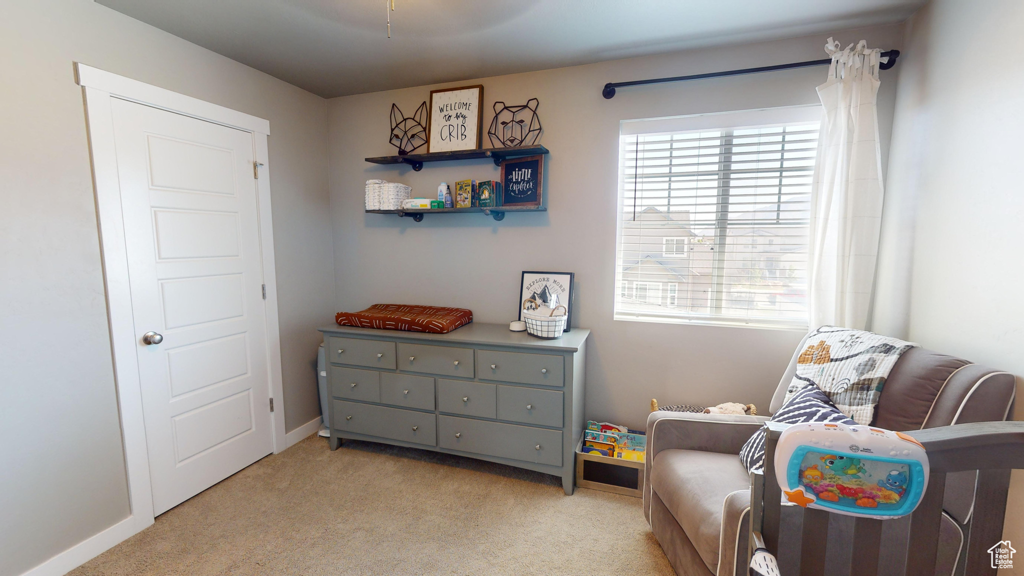 Upper floor bedroom 2 with walk-in closet