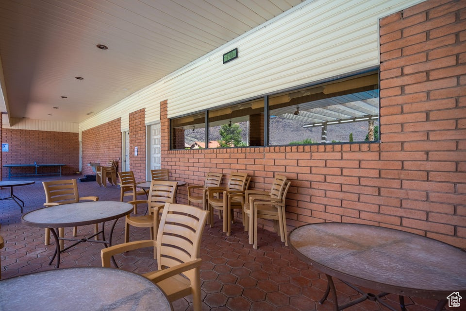 View of patio