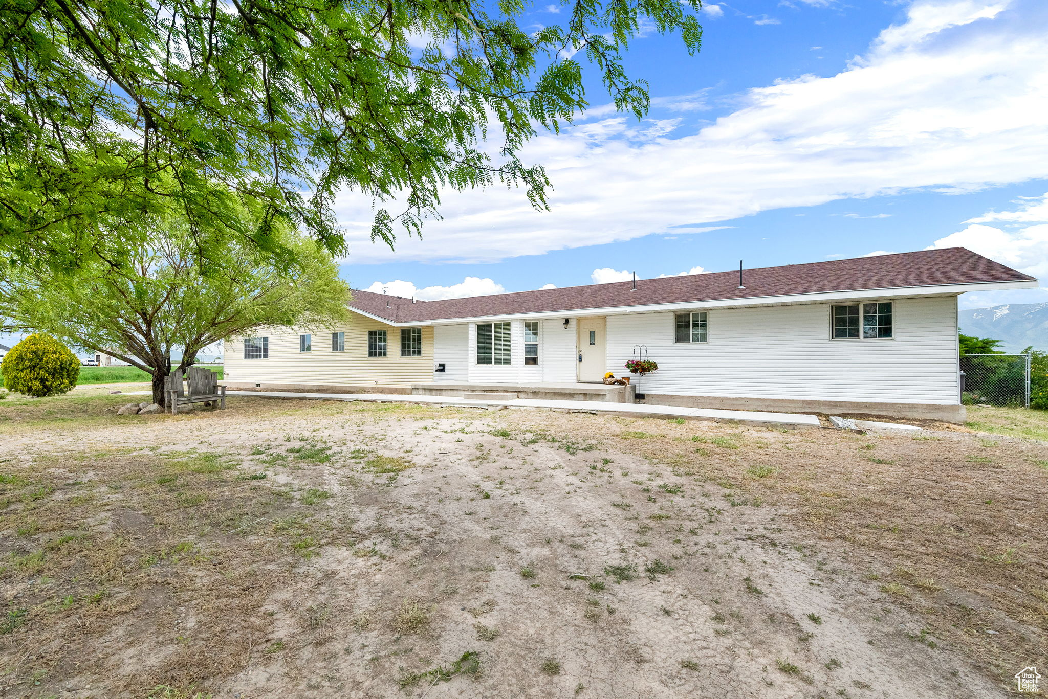 View of back of property