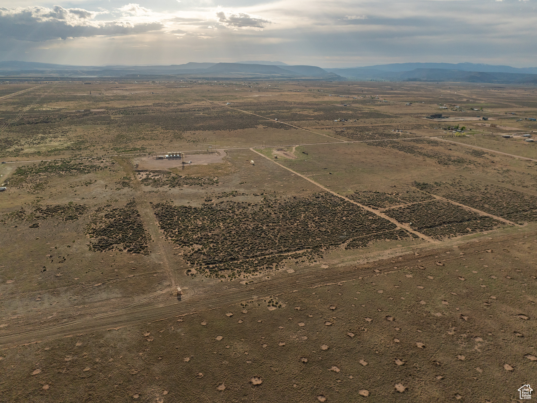 Bird's eye view with a rural view and a mountain view