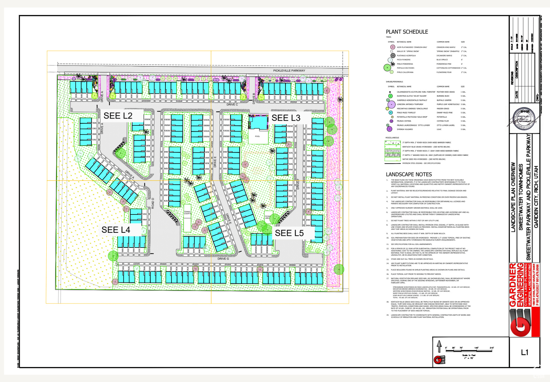 Map APPROVED PLANS FOR THE PROJEC